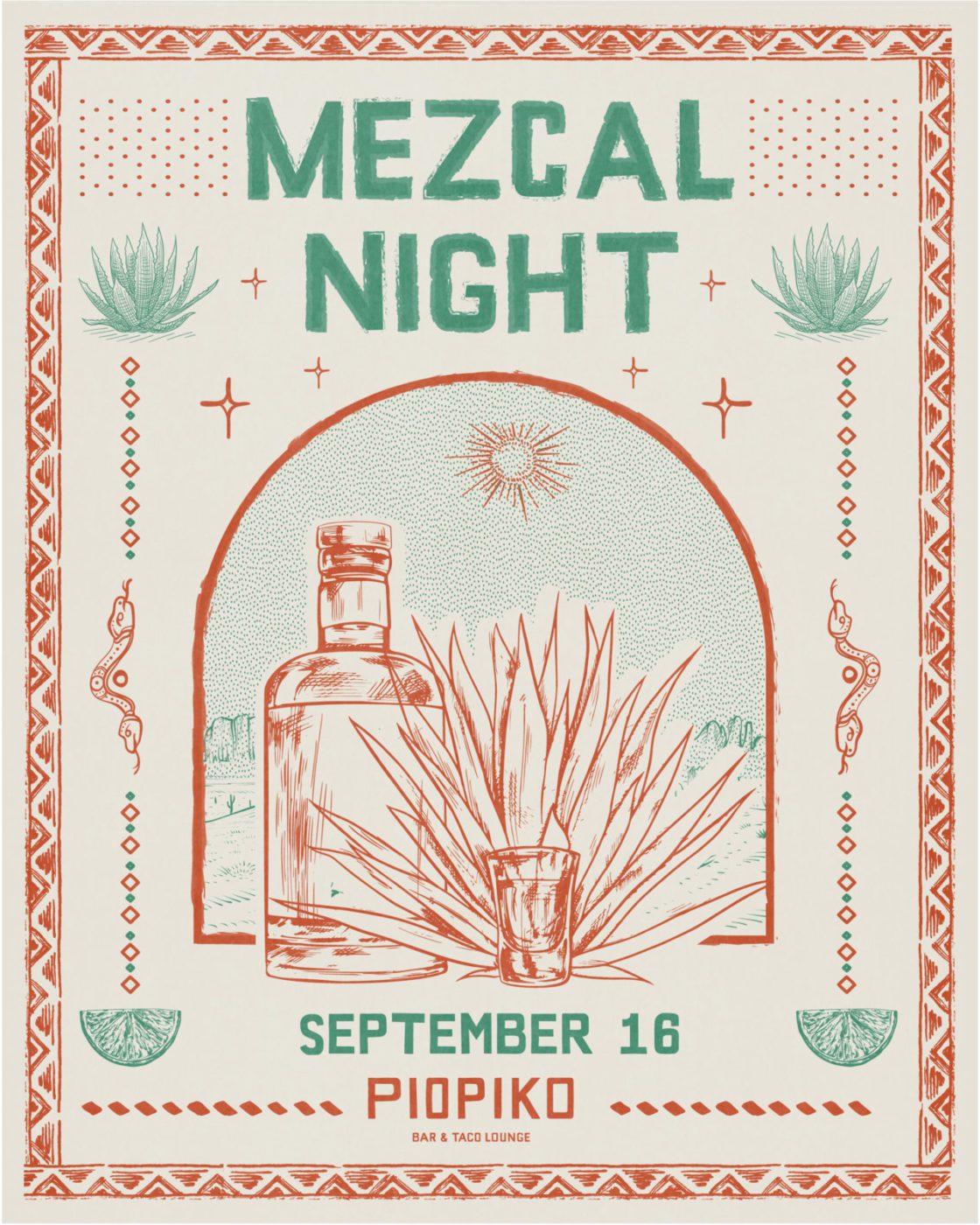 Mezcal Night promo